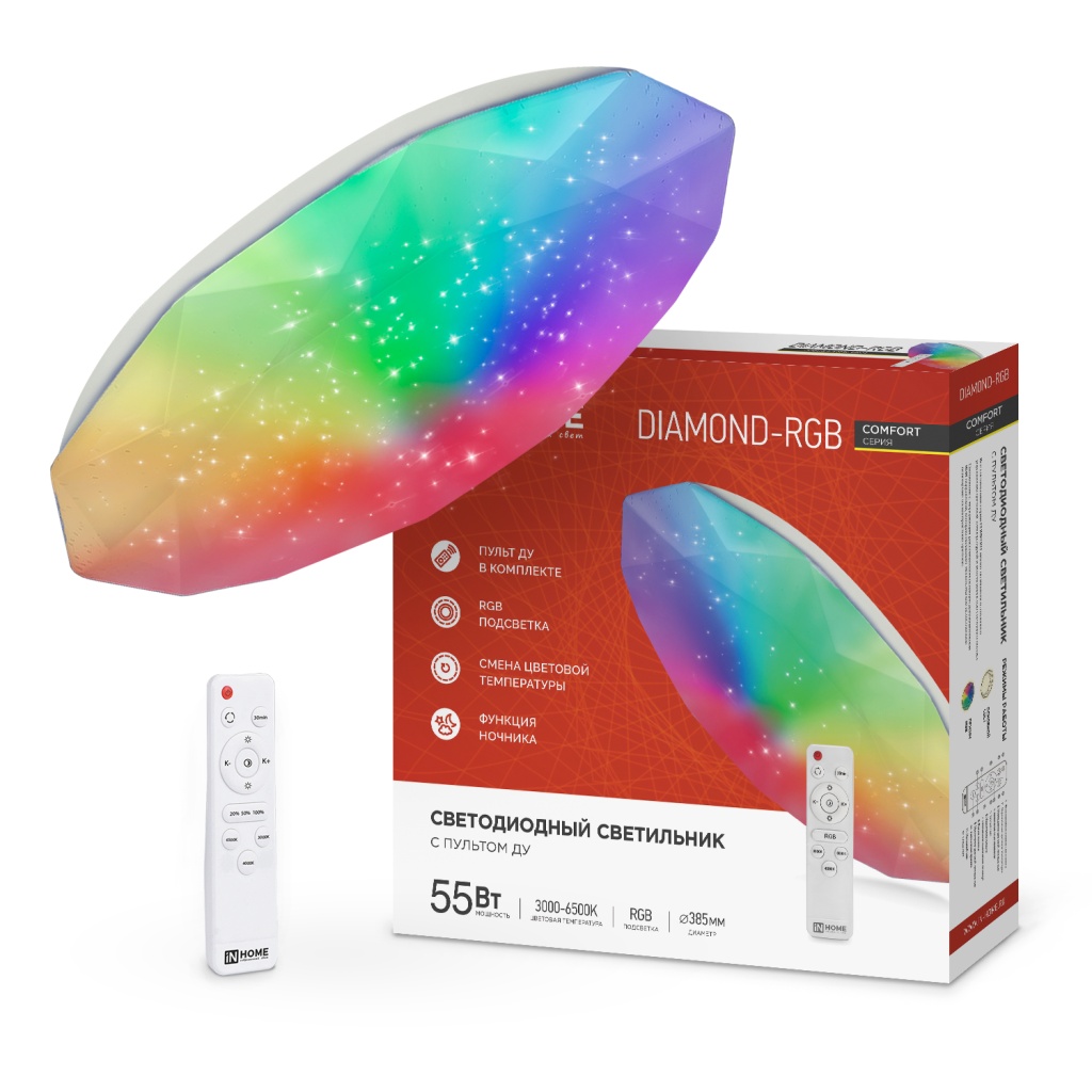 COMFORT DIAMOND-RGB 55Вт 3000-6500K 385x75мм с пультом ДУ.jpg COMFORT DIAMOND-RGB 55Вт 3000-6500K 385x75мм с пультом ДУ.jpg