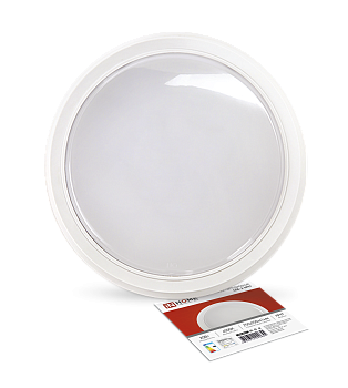 Светильник светодиодный СПБ-2-КРУГ 20Вт 230В 4000К 1400Лм 250мм белый IN HOME, Светильники ЖКХ	