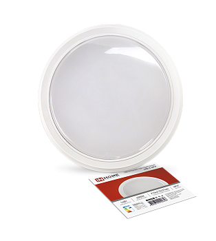 Светильник светодиодный СПБ-2-КРУГ 14Вт 230В 4000К 1100Лм 210мм белый IN HOME, Светильники ЖКХ	