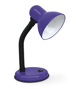 Светильник настольный под лампу на основании СНО 22Ф-E27 230В ФИОЛЕТОВЫЙ (с подвесом) IN HOME, Светильники настольные под лампу	