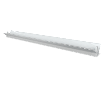 Светильник под светодиодную лампу SPO-101-1R 1хLED-T8-1200 G13 230В IP20 1200мм с рефлектором IN HOME, Светильники светодиодные линейные	